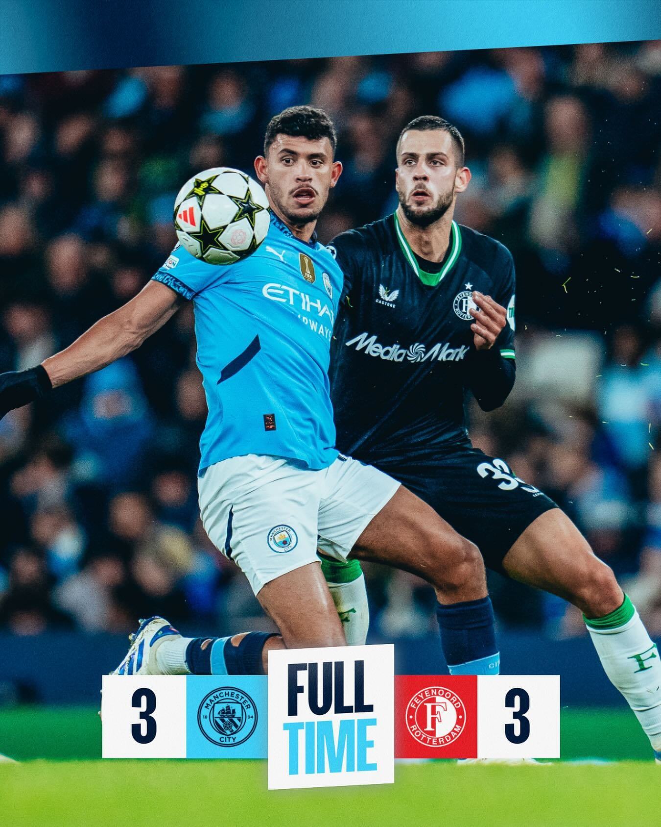 曼城失利无缘欧冠四强，球队再次受挫的简单介绍